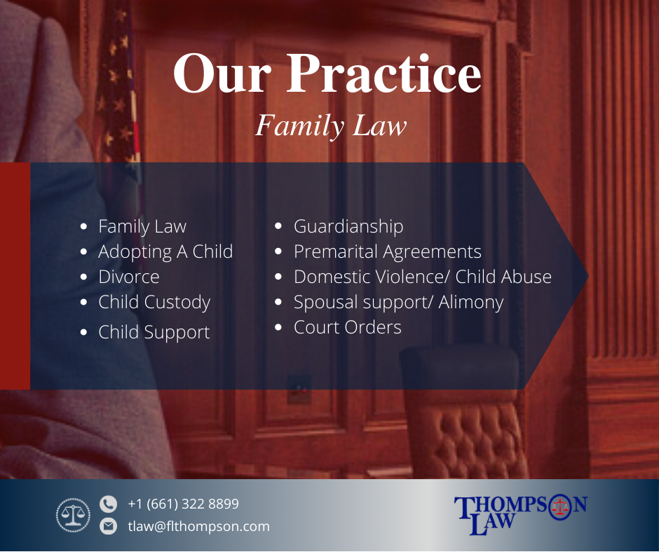 Family Law Bakersfield Top Rated Attorney Thompson Law