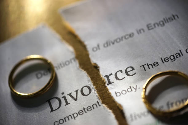 Divorce Attorney - Teared marital document agreement