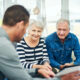 Elder Law Attorney-Elderly Couple and A Lawyer on a table meeting